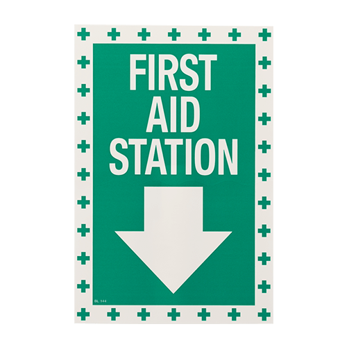 BL144 First Aid Station Decal	