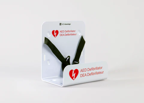Universal White AED Wall Mount Bracket